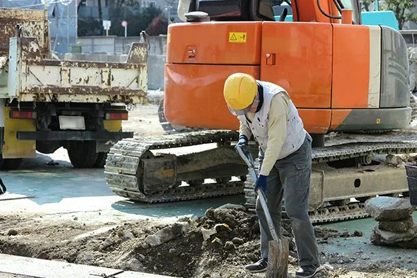 公共施設建設現場