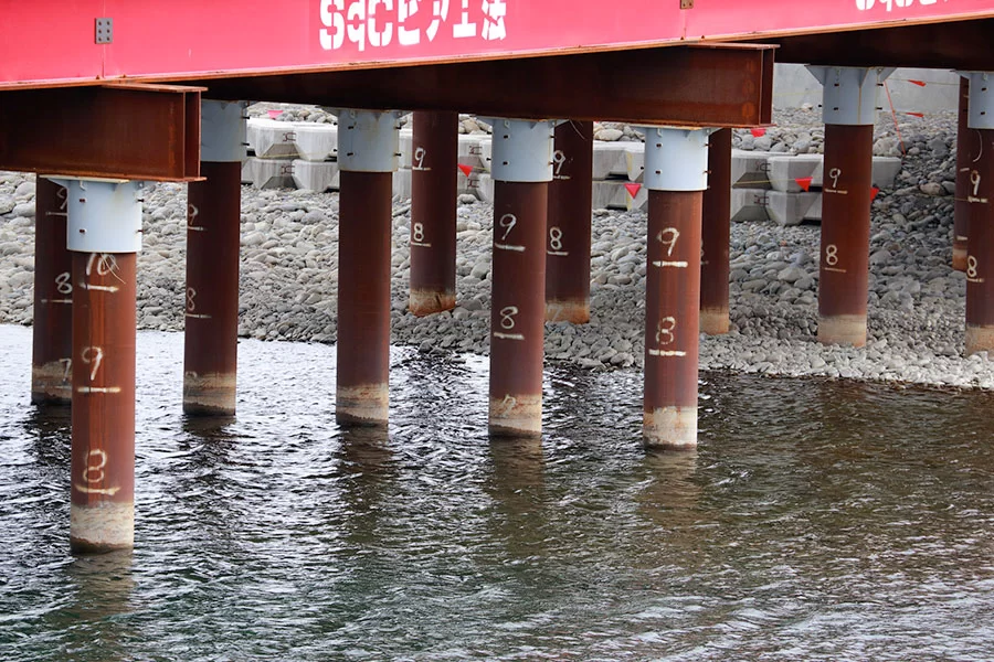 静岡市橋梁工事の施工事例画像1